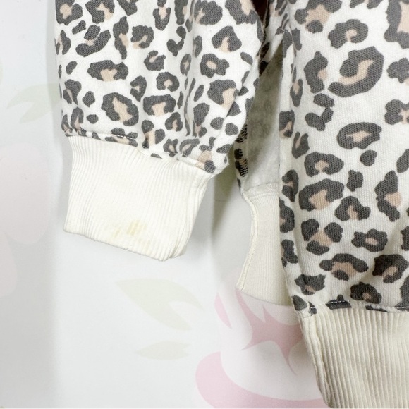 American Eagle Outfitters Leopard Print Jegging Fit Relaxed Sweatshirt Hoodie S - Picture 8 of 9